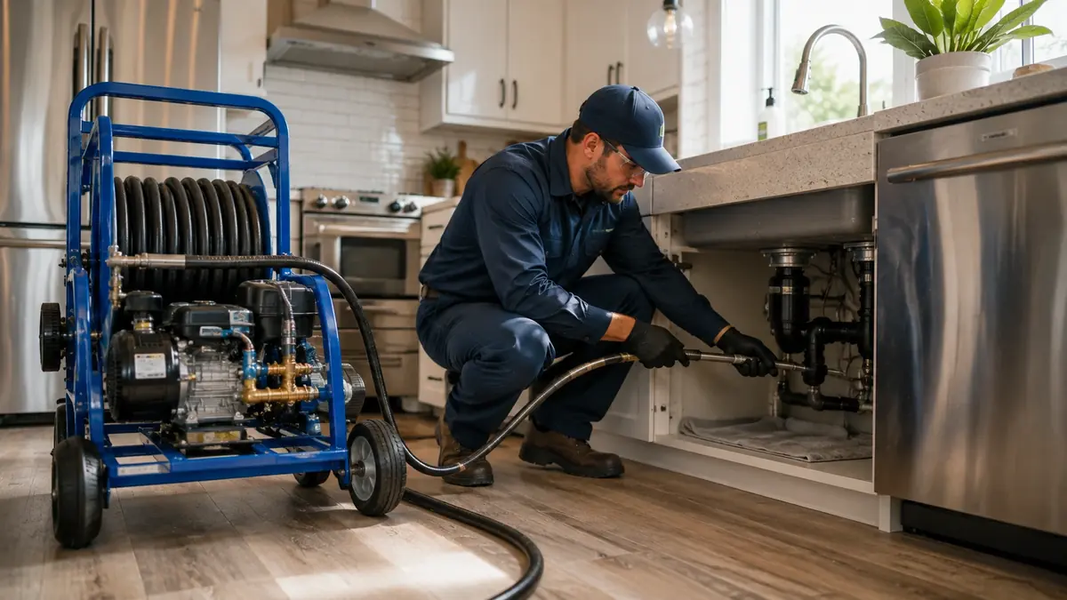 Kitchen Drain Hydro Jetting in Palm Springs